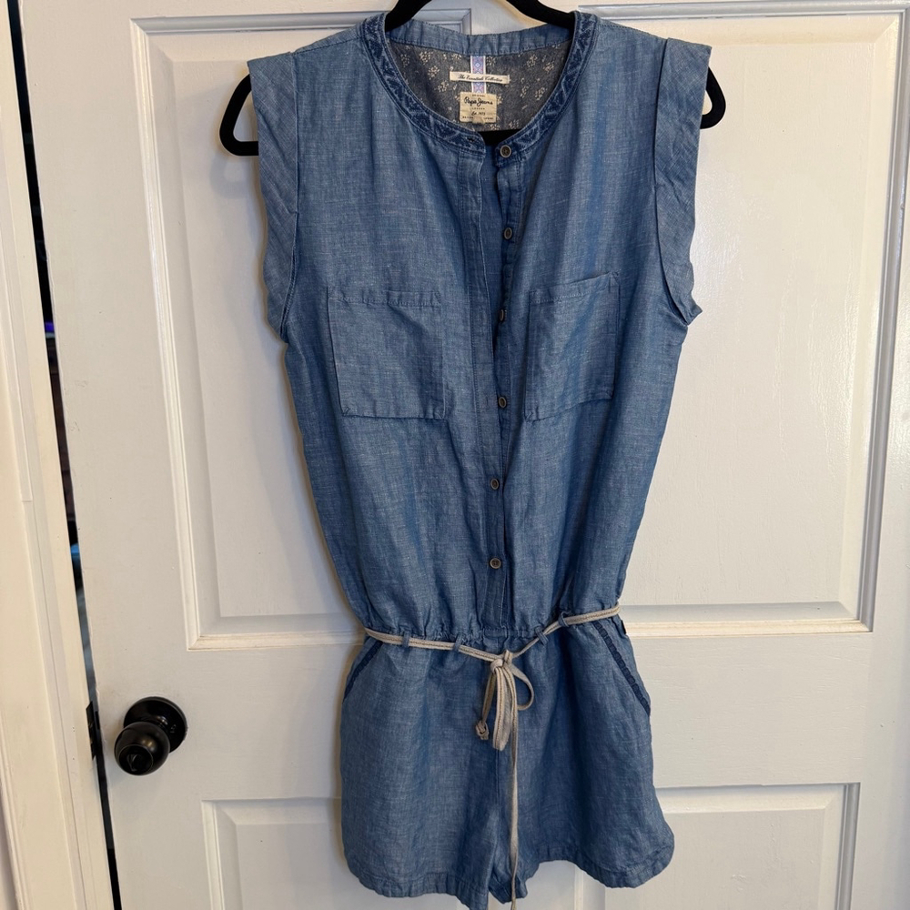 Women's Pepe Jeans Romper Size S Blue